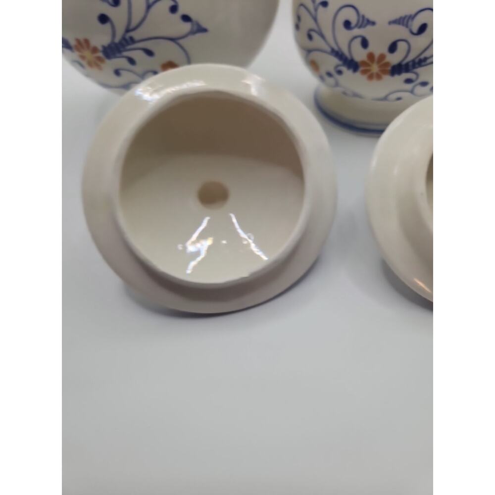 Vintage Royal Sealy Heritage Tea And Coffee Canister Set Of 2 Large Medium - Picture 9 of 11